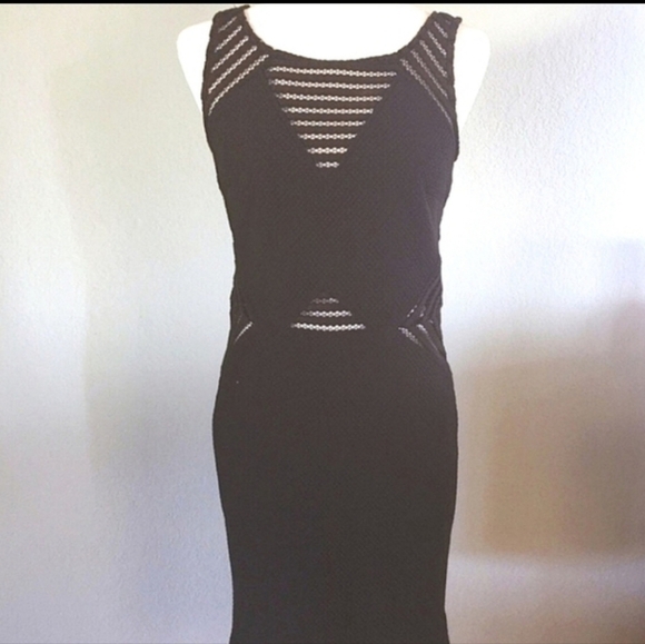 Romeo & Juliet Couture Bodycon Cocktail Dress Size Large Black - Picture 6 of 9